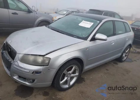 2008 Audi A3 2.0T из США, поврежденный, VIN WAUNF78P48A086382